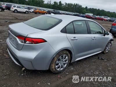 Trzecie zdjęcie samochodu z tyłu: 2022 TOYOTA COROLLA LE VIN:JTDEPMAEXNJ197716 - miniatura