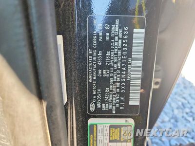 Zdjęcie 12 z 12 samochodu: 2014 KIA OPTIMA EX VIN:5XXGN4A71EG325636 - miniatura