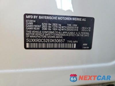 Zdjęcie 13 z 13 samochodu: 2014 BMW X5 XDRIVE35I VIN:5UXKR0C52E0K50657 - miniatura
