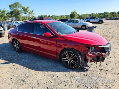 Czwarte zdjęcie samochodu z boku: 2017 HONDA ACCORD SPORT VIN:1HGCR2F59HA272720 - miniatura