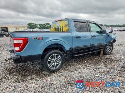 Trzecie zdjęcie samochodu z tyłu: 2023 FORD F150 SUPERCREW VIN:1FTEW1EP7PKD53978 - miniatura