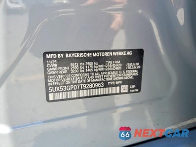 Zdjęcie 13 z 13 samochodu: 2026 BMW X3 30 XDRIVE VIN:5UX53GP07T9280963 - miniatura