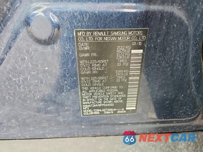 Zdjęcie 13 z 13 samochodu: 2015 NISSAN ROGUE SV VIN:KNMAT2MV8FP544551 - miniatura