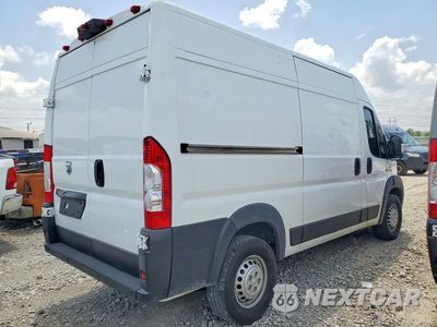 Trzecie zdjęcie samochodu z tyłu: 2021 RAM PROMASTER 2500 DELIVERY VAN VIN:3C6LRVCG0ME566320 - miniatura