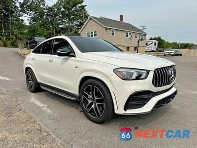 Czwarte zdjęcie samochodu z boku: 2021 MERCEDES-BENZ GLE COUPE AMG 53 4MATIC VIN:4JGFD6BB0MA387581 - miniatura