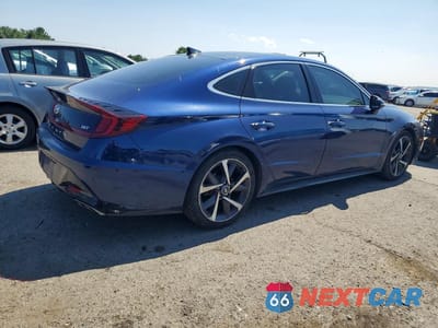 Trzecie zdjęcie samochodu z tyłu: 2021 HYUNDAI SONATA SEL PLUS VIN:5NPEJ4J22MH132471 - miniatura