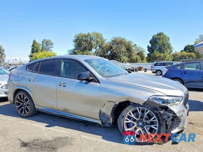 Czwarte zdjęcie samochodu z boku: 2021 BMW X6 M/M COMPETITION VIN:5YMCY0C00M9E86449 - miniatura