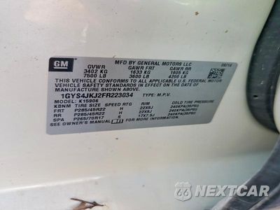 Zdjęcie 13 z 13 samochodu: 2015 CADILLAC ESCALADE ESV PREMIUM VIN:1GYS4JKJ2FR223034 - miniatura