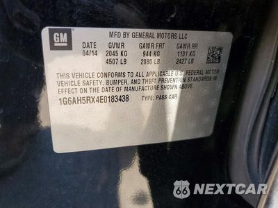 Zdjęcie 12 z 12 samochodu: 2014 CADILLAC ATS LUXURY VIN:1G6AH5RX4E0183438 - miniatura