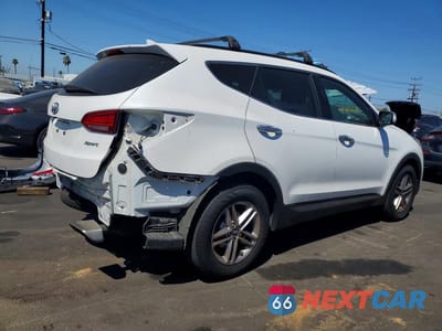 Trzecie zdjęcie samochodu z tyłu: 2018 HYUNDAI SANTA FE SPORT 2.4L VIN:5NMZU3LB9JH056742 - miniatura