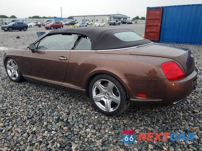Drugie zdjęcie samochodu z przodu: 2008 BENTLEY CONTINENTAL GTC VIN:SCBDR33W08C053352 - miniatura