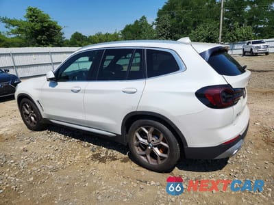 Drugie zdjęcie samochodu z przodu: 2022 BMW X3 VIN:5UX53DP08N9M73883 - miniatura