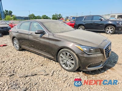 Czwarte zdjęcie samochodu z boku: 2019 GENESIS G80 3.8 VIN:KMTFN4JE1KU325167 - miniatura
