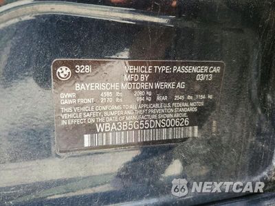 Zdjęcie 12 z 12 samochodu: 2013 BMW 328 XI SULEV VIN:WBA3B5G55DNS00626 - miniatura