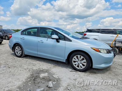 Czwarte zdjęcie samochodu z boku: 2012 HONDA CIVIC LX VIN:19XFB2F53CE060515 - miniatura