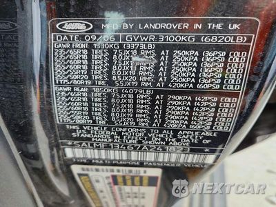 Zdjęcie 13 z 13 samochodu: 2007 LAND ROVER RANGE ROVER SUPERCHARGED VIN:SALMF13467A241823 - miniatura