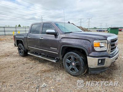 Czwarte zdjęcie samochodu z boku: 2015 GMC SIERRA K1500 SLT VIN:3GTU2VEC5FG112292 - miniatura