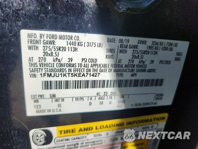 Zdjęcie 14 z 14 samochodu: 2019 FORD EXPEDITION LIMITED VIN:1FMJU1KT5KEA71427 - miniatura