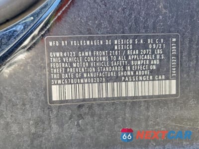 Zdjęcie 12 z 12 samochodu: 2021 VOLKSWAGEN JETTA S VIN:3VWC57BU8MM082079 - miniatura