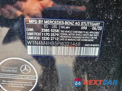 Zdjęcie 14 z 14 samochodu: 2023 MERCEDES-BENZ GLB 250 4MATIC VIN:W1N4M4HB5PW321468 - miniatura