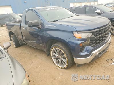 Czwarte zdjęcie samochodu z boku: 2022 CHEVROLET SILVERADO C1500 VIN:3GCNAAEK3NG504435 - miniatura