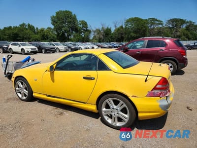 Drugie zdjęcie samochodu z przodu: 2000 MERCEDES-BENZ SLK 230 KOMPRESSOR VIN:WDBKK47F0YF161962 - miniatura