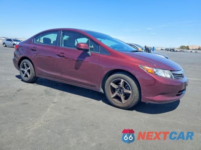Czwarte zdjęcie samochodu z boku: 2012 HONDA CIVIC LX VIN:19XFB2F5XCE364862 - miniatura