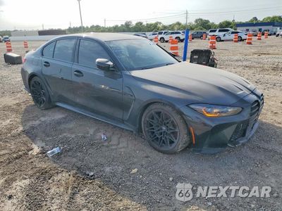 Czwarte zdjęcie samochodu z boku: 2024 BMW M3 COMPETITION VIN:WBS43AY09RFR94282 - miniatura