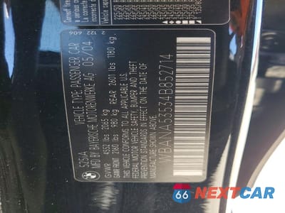 Zdjęcie 12 z 12 samochodu: 2004 BMW 525 I VIN:WBANA53534B852714 - miniatura