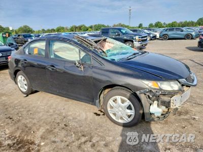 Czwarte zdjęcie samochodu z boku: 2013 HONDA CIVIC LX VIN:19XFB2F51DE264635 - miniatura
