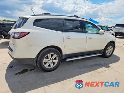 Trzecie zdjęcie samochodu z tyłu: 2014 CHEVROLET TRAVERSE LT VIN:1GNKRHKDXEJ289362 - miniatura