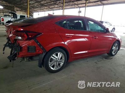 Trzecie zdjęcie samochodu z tyłu: 2019 HYUNDAI ELANTRA SEL VIN:5NPD84LF3KH472782 - miniatura