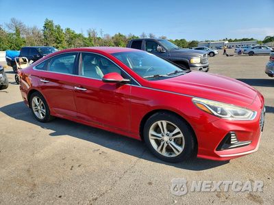 Czwarte zdjęcie samochodu z boku: 2018 HYUNDAI SONATA SEL VIN:5NPE34AF6JH615812 - miniatura