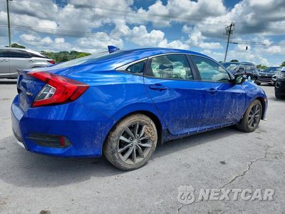Trzecie zdjęcie samochodu z tyłu: 2019 HONDA CIVIC EX VIN:JHMFC1F30KX012473 - miniatura