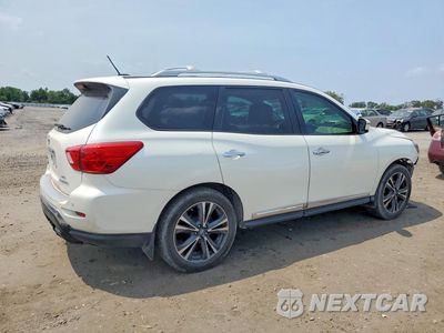 Trzecie zdjęcie samochodu z tyłu: 2017 NISSAN PATHFINDER PLATINUM VIN:5N1DR2MM8HC692952 - miniatura