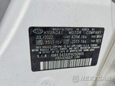 Zdjęcie 12 z 12 samochodu: 2023 HYUNDAI SONATA SEL VIN:KMHL64JAXPA250405 - miniatura