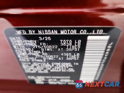 Zdjęcie 13 z 13 samochodu: 2025 NISSAN ARMADA PLATINUM RESERVE VIN:JN8AY3CF0S9500337 - miniatura