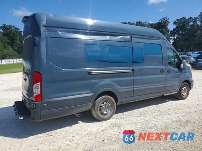 Trzecie zdjęcie samochodu z tyłu: 2020 FORD TRANSIT 250 DELIVERY VAN VIN:1FTBR3X88LKB04241 - miniatura