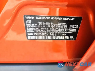 Zdjęcie 13 z 13 samochodu: 2023 BMW X1 XDRIVE28I VIN:WBX73EF03P5X17664 - miniatura