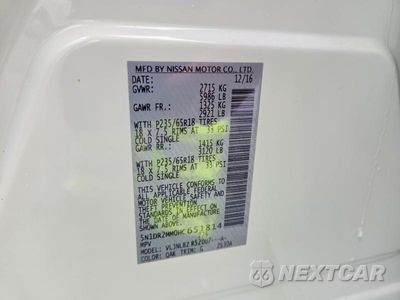 Zdjęcie 13 z 13 samochodu: 2017 NISSAN PATHFINDER S VIN:5N1DR2MM0HC651814 - miniatura