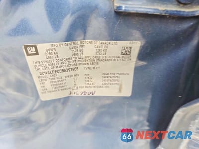 Zdjęcie 13 z 13 samochodu: 2011 CHEVROLET EQUINOX LT VIN:2CNALPEC0B6397965 - miniatura
