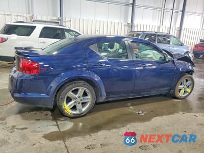 Trzecie zdjęcie samochodu z tyłu: 2013 DODGE AVENGER SE VIN:1C3CDZAG7DN769089 - miniatura