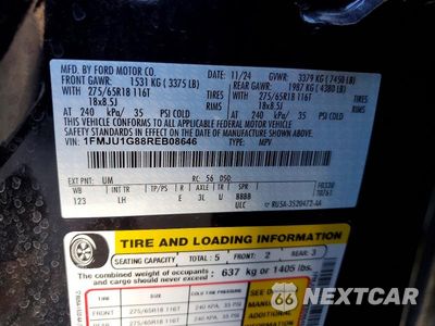 Zdjęcie 13 z 13 samochodu: 2024 FORD EXPEDITION XL VIN:1FMJU1G88REB08646 - miniatura