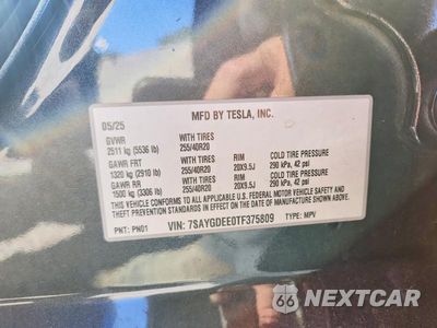 Zdjęcie 12 z 12 samochodu: 2026 TESLA MODEL Y VIN:7SAYGDEE0TF375809 - miniatura