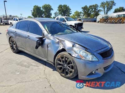 Czwarte zdjęcie samochodu z boku: 2012 INFINITI G37 SEDAN JOURNEY VIN:JN1CV6APXCM934826 - miniatura