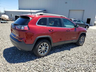 Trzecie zdjęcie samochodu z tyłu: 2021 JEEP CHEROKEE LATITUDE LUX VIN:1C4PJMMX0MD119448 - miniatura