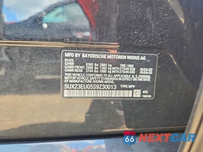 Zdjęcie 13 z 13 samochodu: 2025 BMW X5 XDRIVE40I VIN:5UX23EU05S9Z30013 - miniatura