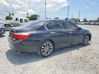 Trzecie zdjęcie samochodu z tyłu: 2015 HONDA ACCORD SPORT VIN:1HGCR2F54FA074897 - miniatura