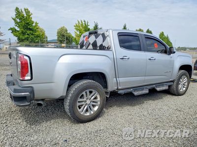 Trzecie zdjęcie samochodu z tyłu: 2016 GMC CANYON SLT VIN:1GTG6DE39G1292355 - miniatura