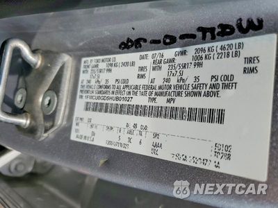 Zdjęcie 13 z 13 samochodu: 2017 FORD ESCAPE SE VIN:1FMCU0GD5HUB01027 - miniatura